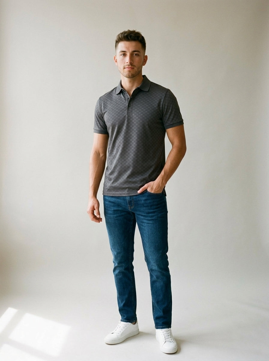 Playera Tipo Polo Pavini