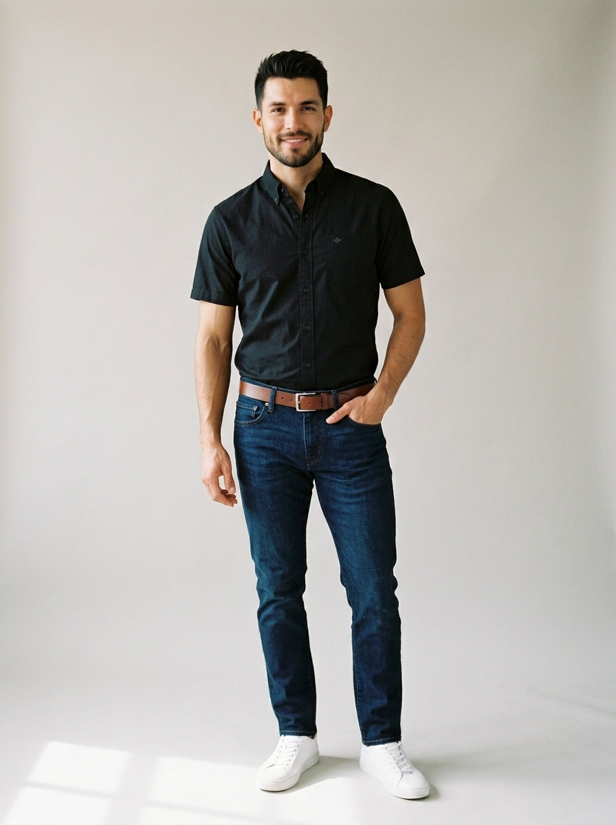 Camisa Dockers manga corta Big and Tall