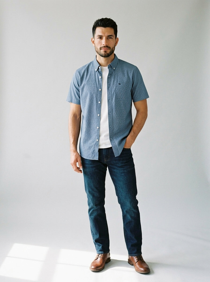 Camisa Dockers manga corta Classic Fit