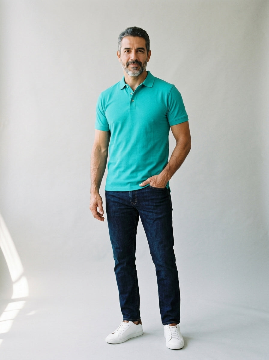 Playera Polo Esmeralda Regular Fit