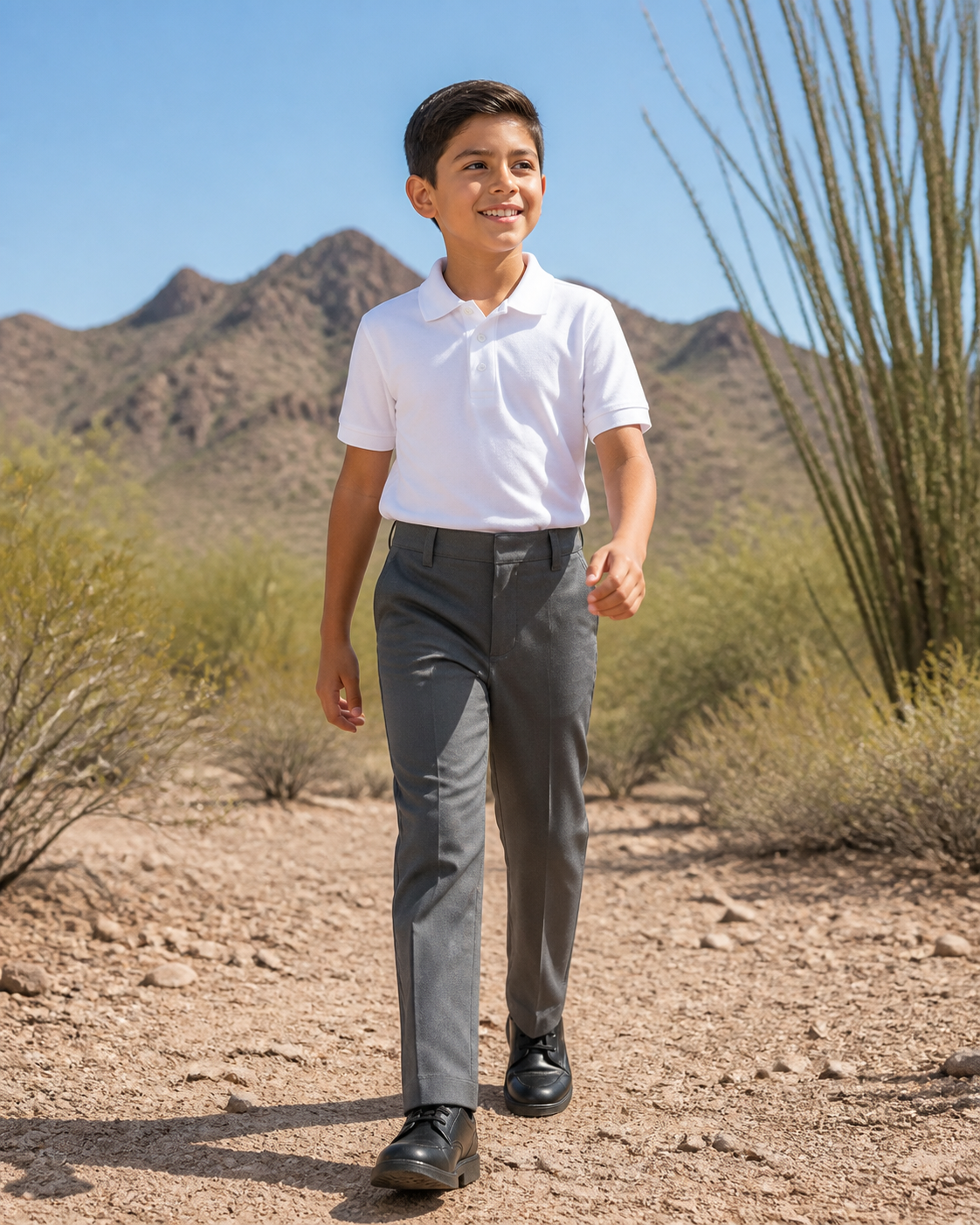 Pantalón Niño Dickies Gris Primaria