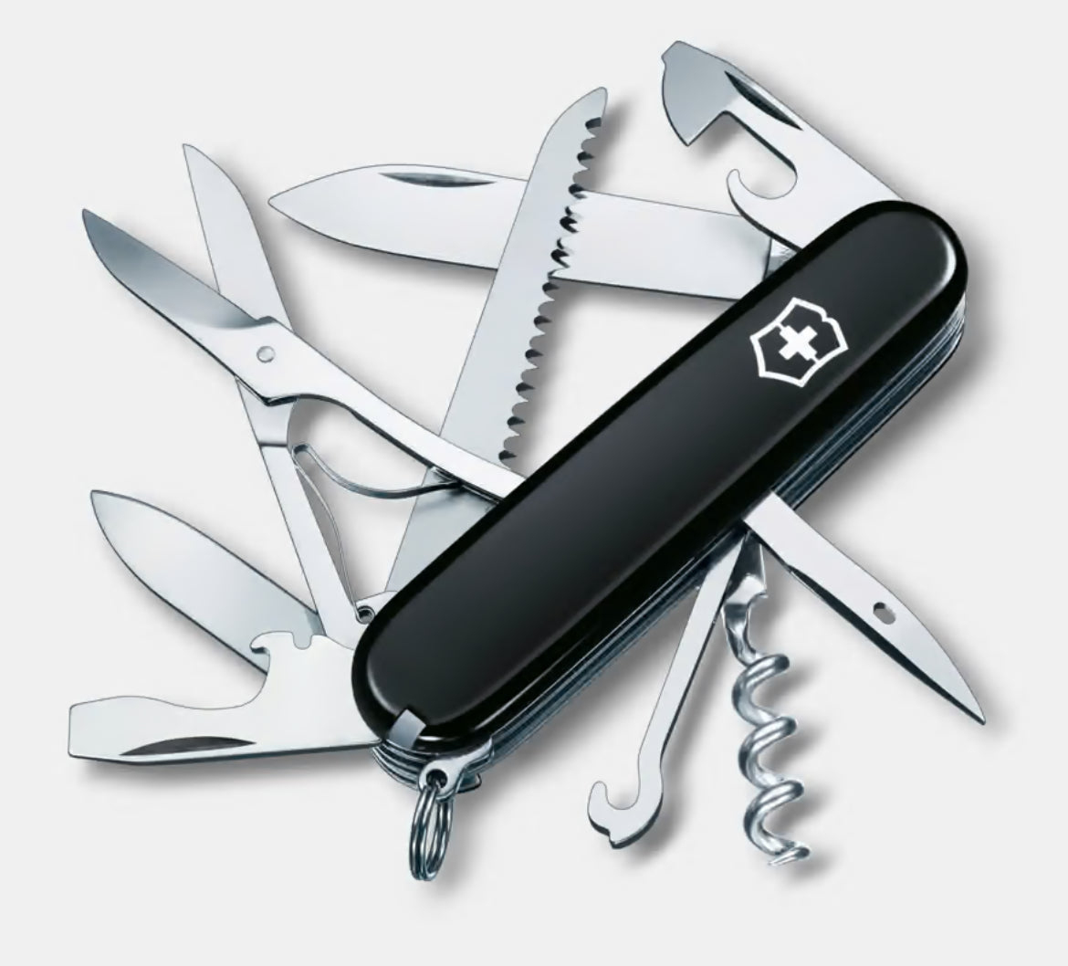 Huntsman Navaja VICTORINOX 1.3713.3 NEGRO — VICTORINOX
