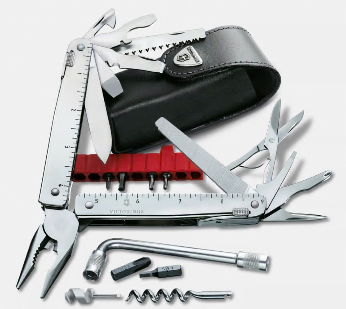 Swiss Tool X Plus Navaja VICTORINOX 3.0338.L CROMO — VICTORINOX