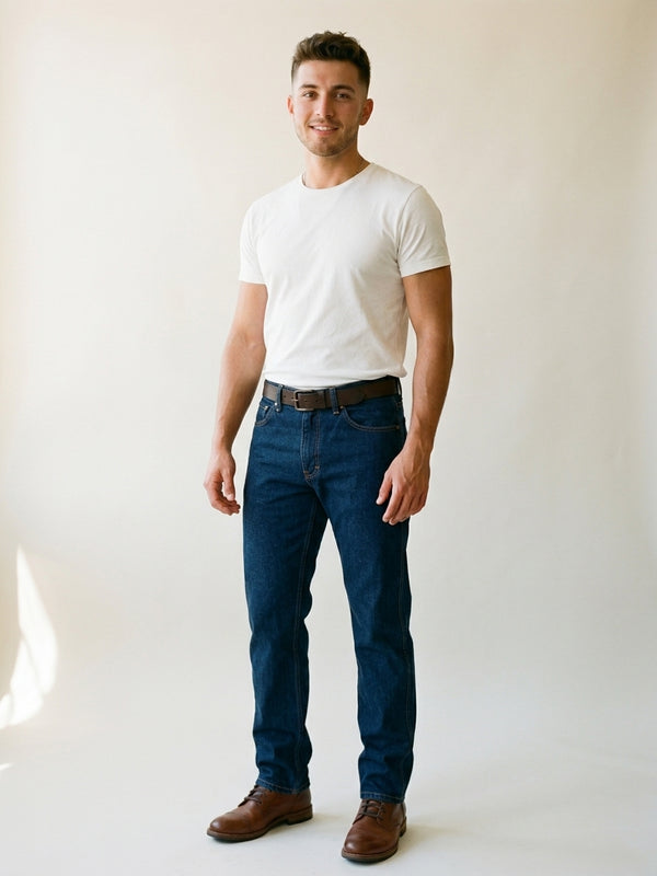 Pantalon Mezclilla Classic Fit My Land Caballero