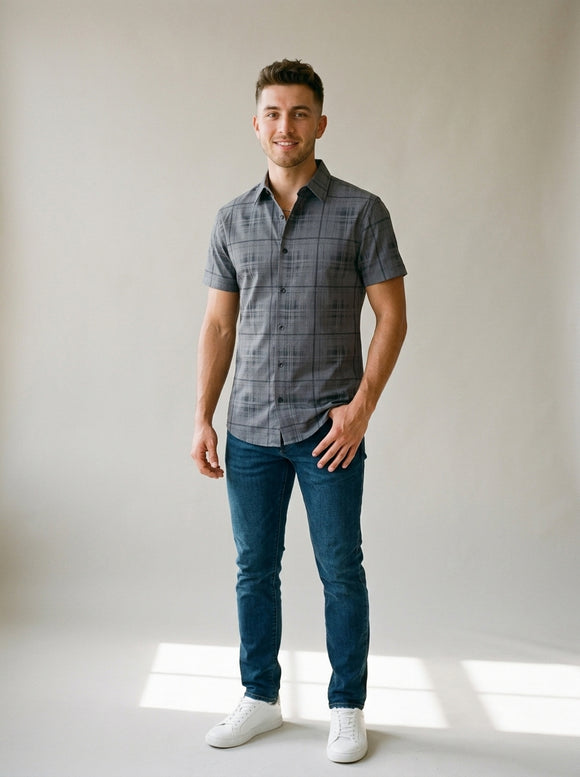 CAMISA MANGA CORTA PAVINI - PVSS143-05