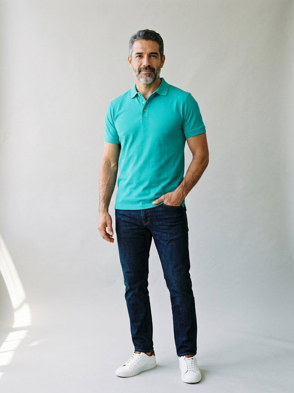 Playera Polo Esmeralda Regular Fit