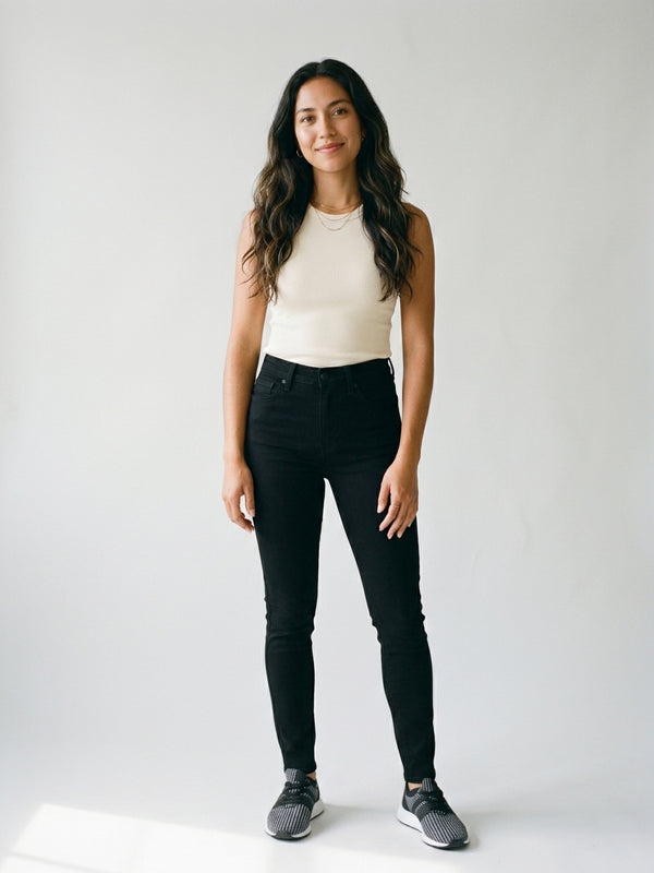 Denizen From Levi's High-rise Skinny | Negro