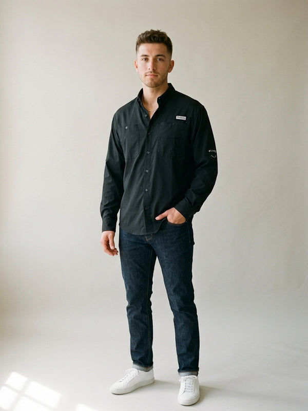 Camisa Columbia TAMIAMI Para Hombre
