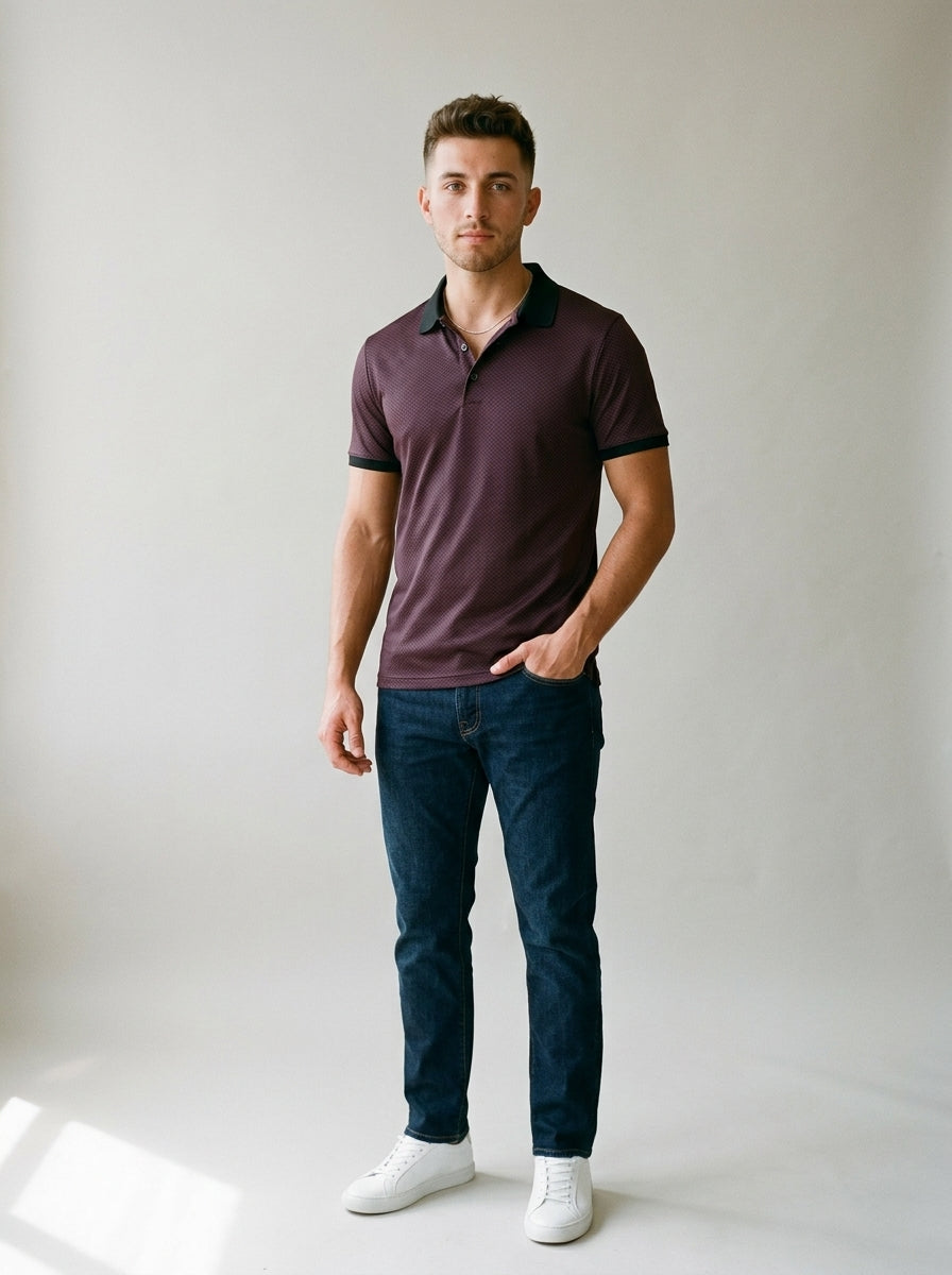 Playera Tipo Polo Pavini