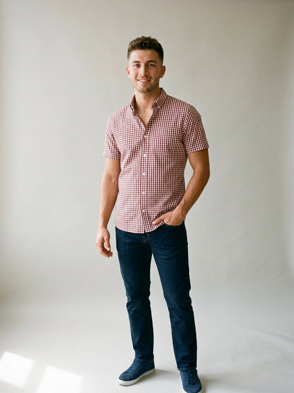 CAMISA MODERN FIT MANGA CORTA SOUL & BLUES C1357