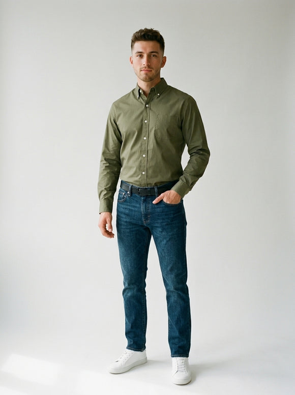 CAMISA SOUL & BLUES GABARDINA NEW YORK A0015 - A0016 - A0017