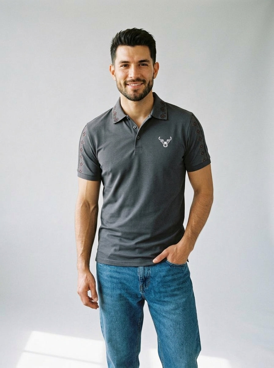 Playera Tipo Polo Pavini