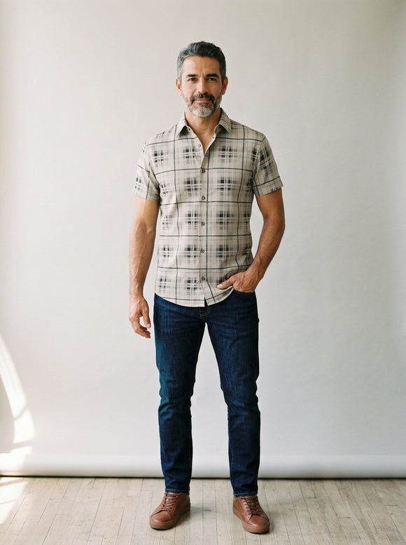 CAMISA MANGA CORTA PAVINI - PVSS143-04