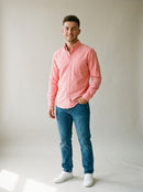 CAMISA OXFORD INGLES CORAL A0205 - A0206 - A0207-1