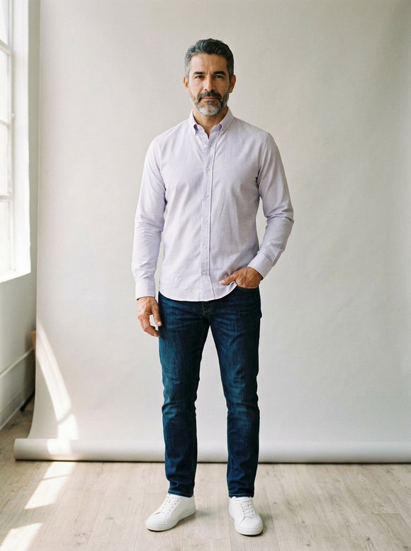 CAMISA SOUL & BLUES MORADA C1307