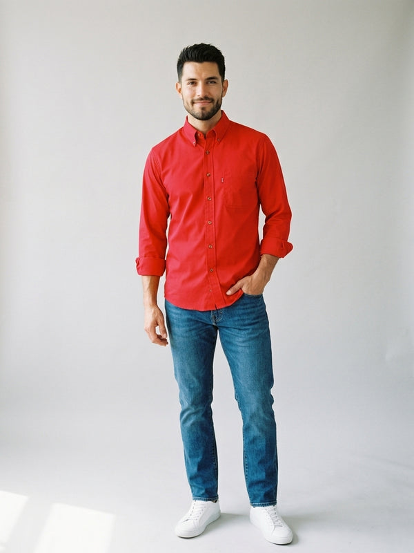 Camisa Unitam Gabardina Ligera 100% Algodon