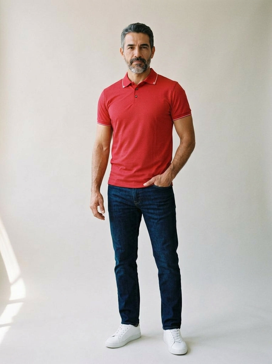 Playera Tipo Polo Pavini