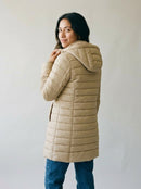 CHAMARRA LARGA C/GORRO DAMA WVE-008-5