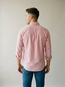 CAMISA OXFORD INGLES LADRILLO A0205 - A0206- A0207-5