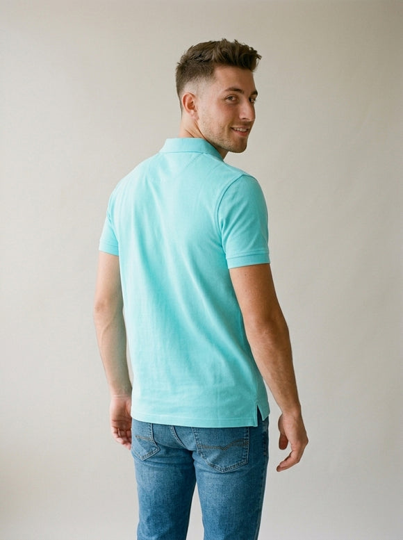 Playera Polo Aqua Regular Fit