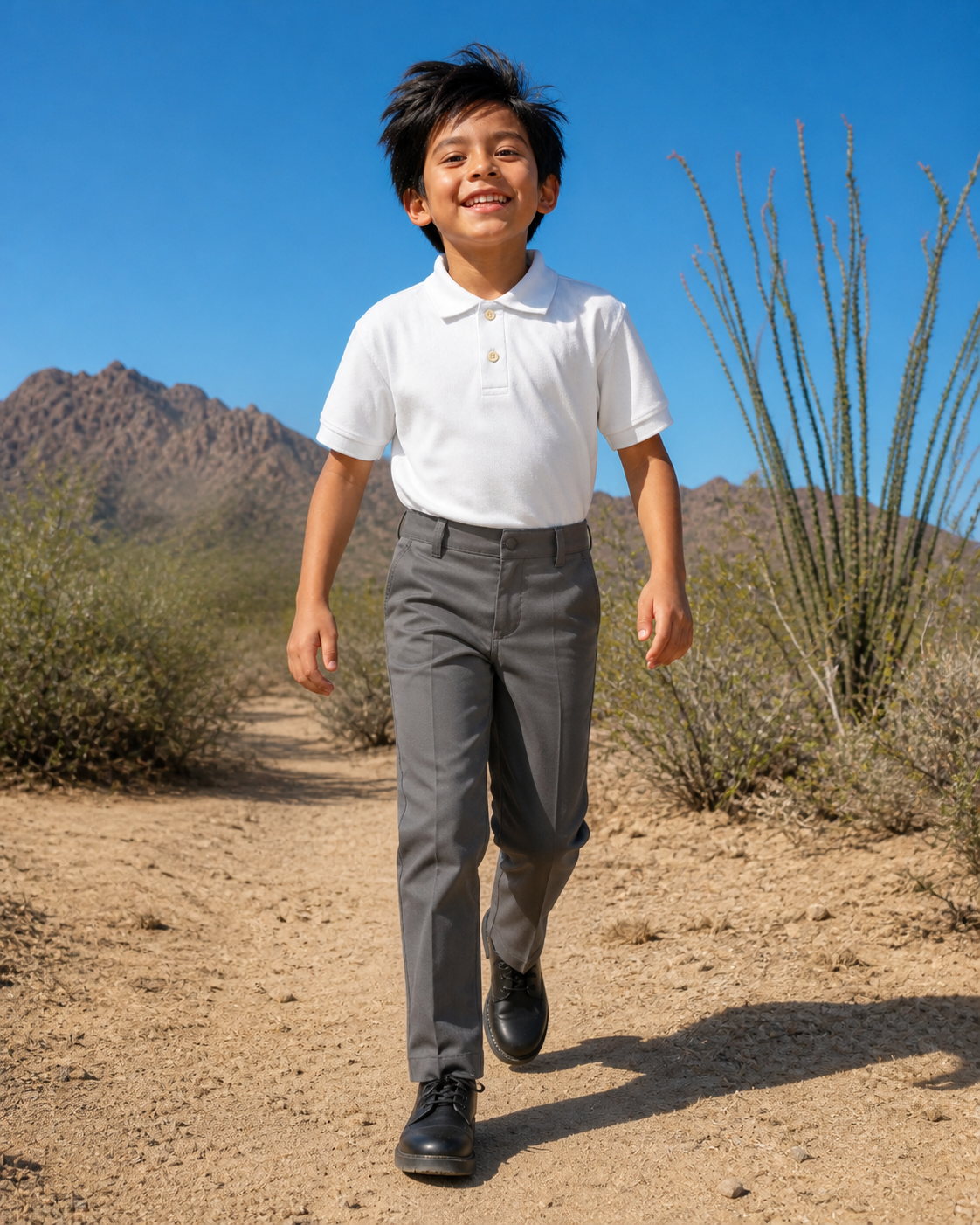 Pantalón Niño Myland Gris Primaria