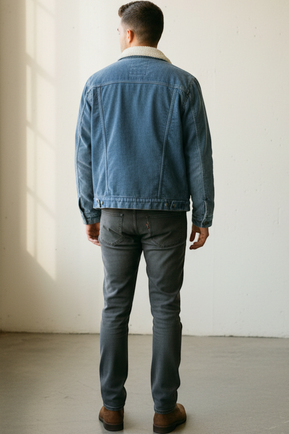Levi's Type 3 Sherpa Trucker Azul