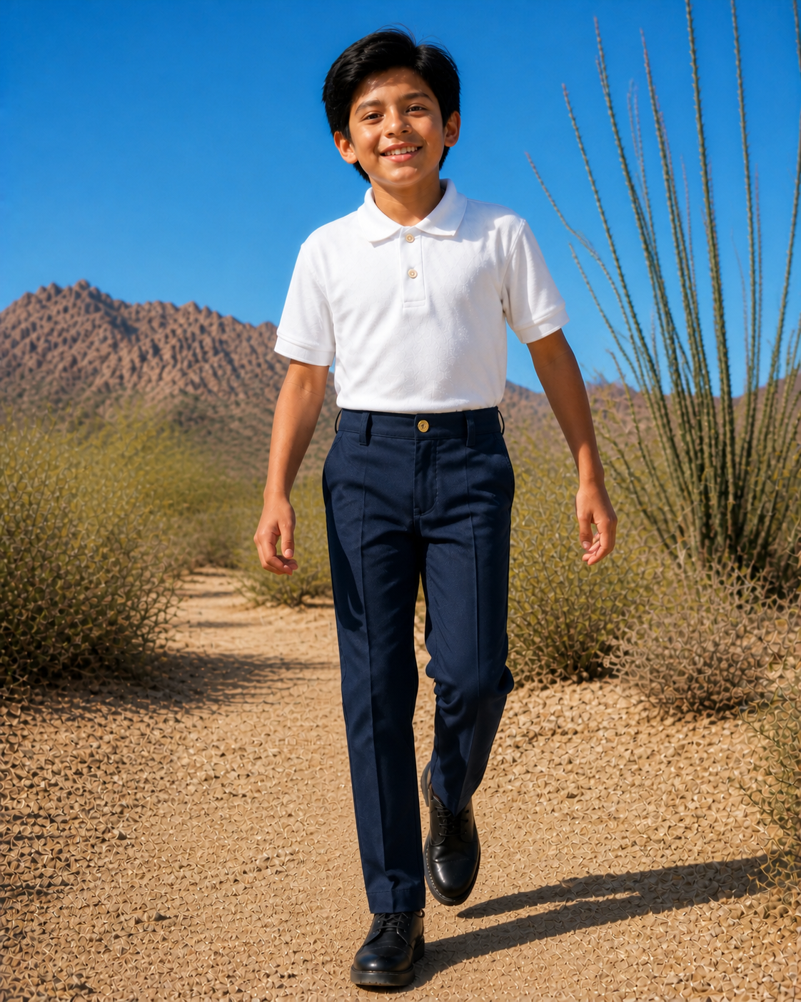 Pantalón Niño Myland Azul Marino Secundaria