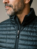 Eddie Bauer Men's Black Packable Quilted Full-Zip-6