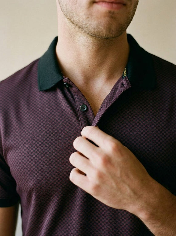 PLAYERA TIPO POLO PAVINI P-2232#