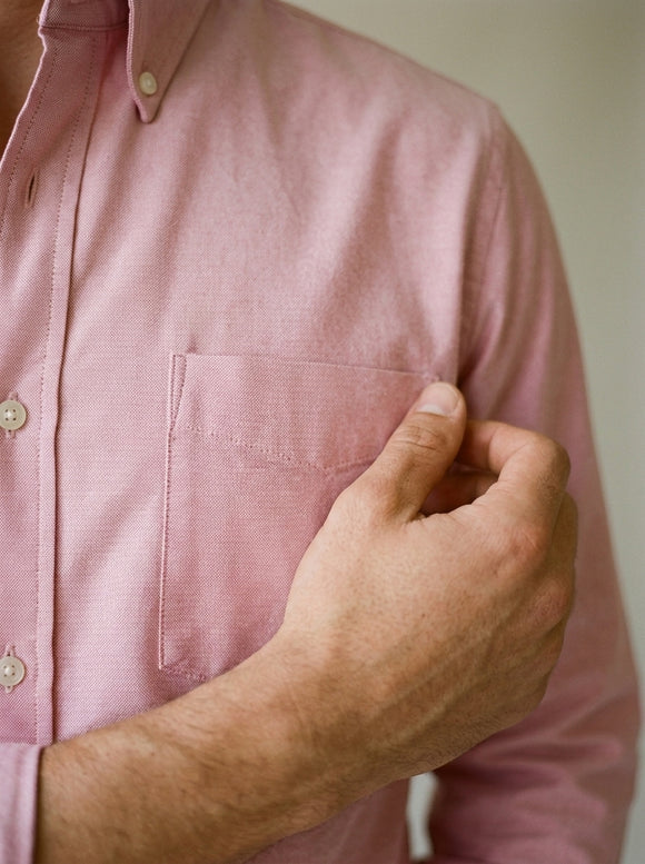 CAMISA OXFORD INGLES LADRILLO A0205 - A0206- A0207