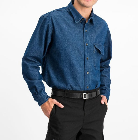 CAMISA UNITAM MEZCLILLA U414C