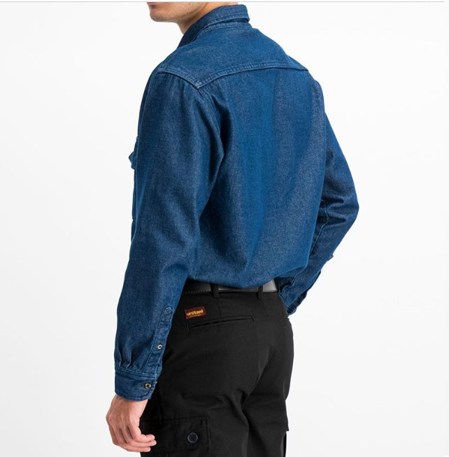 CAMISA UNITAM MEZCLILLA 2414C