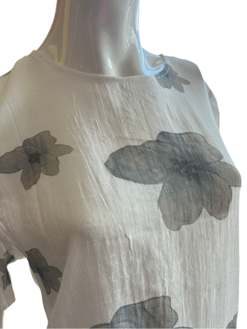 BLUSA SAĆE ESTAMPADO FLORAL | CI: IRDBL01 - 0