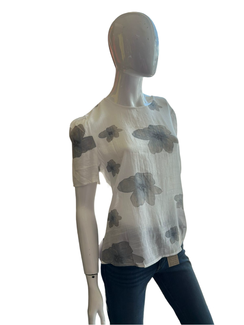 BLUSA SAĆE ESTAMPADO FLORAL | CI: IRDBL01