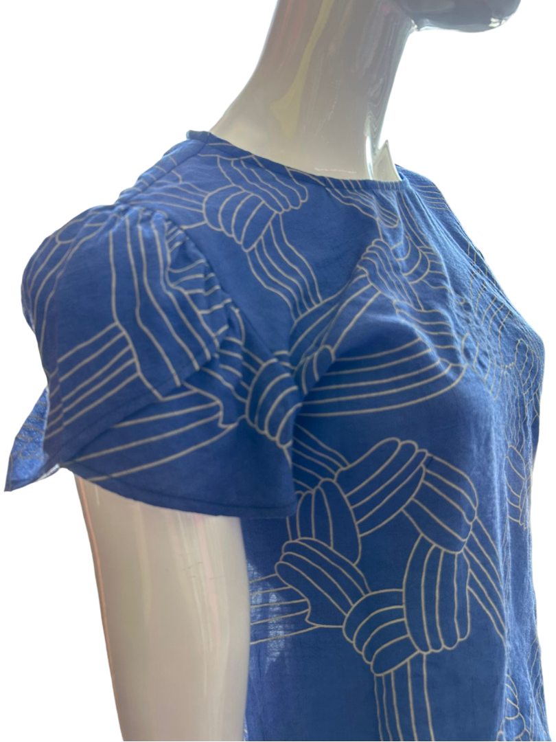 BLUSA SAĆE  ESTAMPADO GEOMÉTRICO | CI: IRDBL01 - 0