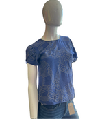 BLUSA SAĆE  ESTAMPADO GEOMÉTRICO | CI: IRDBL01-1