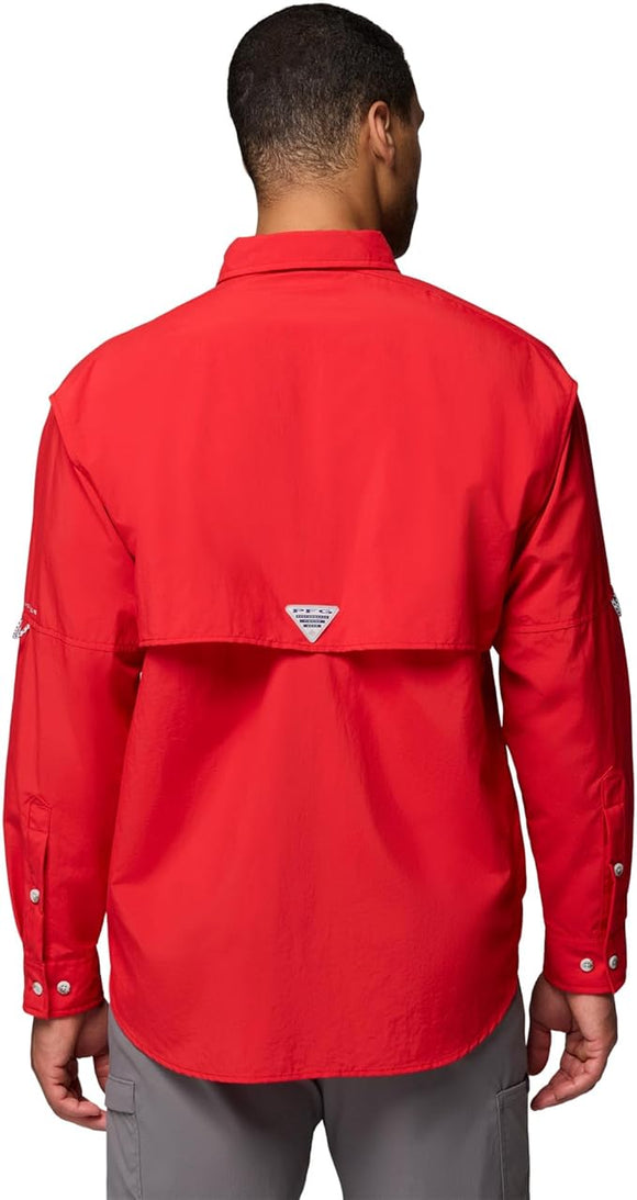 CAMISA 𝐂𝐎𝐋𝐔𝐌𝐁𝐈𝐀 MANGA LARGA PFG BAHAMA II PARA HOMBRE — COLUMBIA