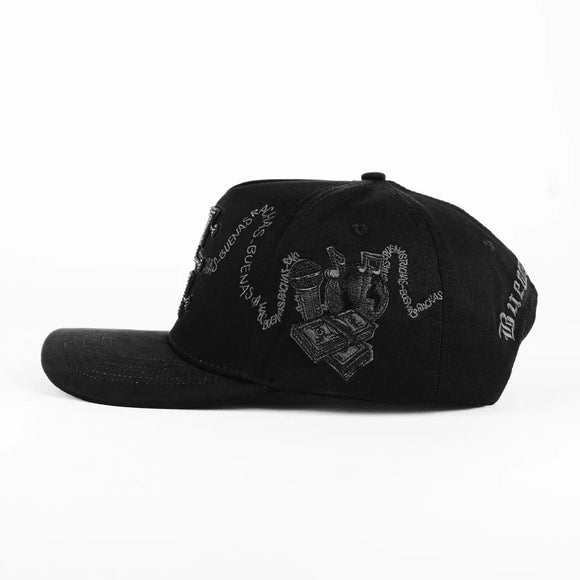 TOTO CAPS - MALA-BUENA RACHA TOTAL BLACK X TONY AGUIRRE