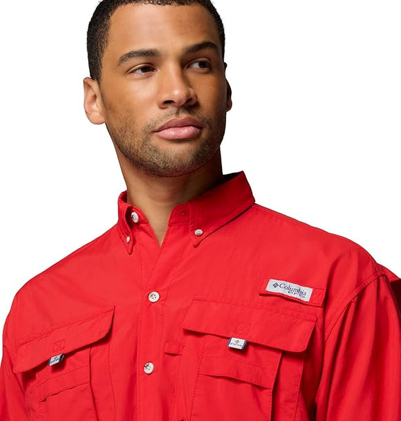 CAMISA 𝐂𝐎𝐋𝐔𝐌𝐁𝐈𝐀 MANGA LARGA PFG BAHAMA II PARA HOMBRE — COLUMBIA