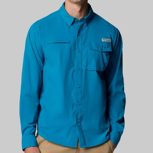 CAMISA Columbia MANGA LARGA PFG WILD CAST PARA HOMBRE — COLUMBIA