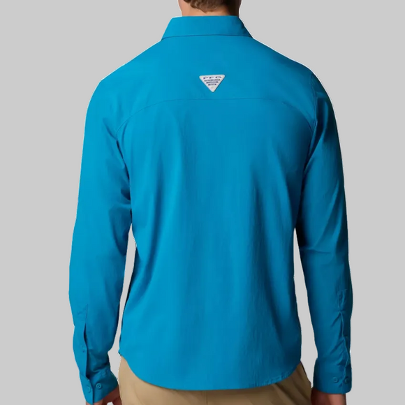 CAMISA Columbia MANGA LARGA PFG WILD CAST PARA HOMBRE — COLUMBIA