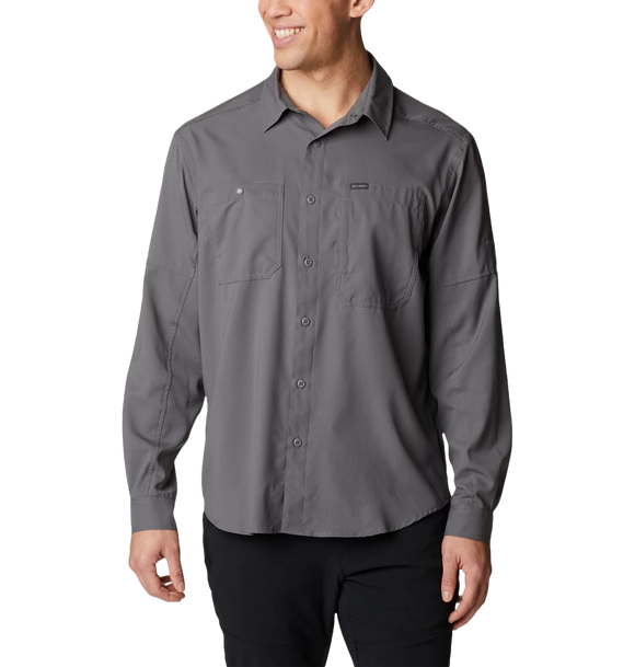 Camisa de manga larga Columbia ligera Silver Ridge para hombre