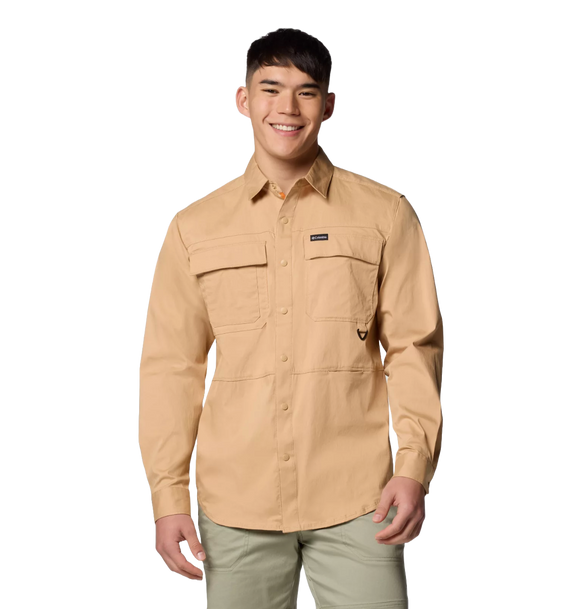Camisa de manga larga Columbia Twill Landroamer para hombre