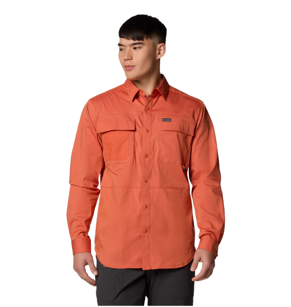Camisa de manga larga Columbia Twill Landroamer para hombre — COLUMBIA