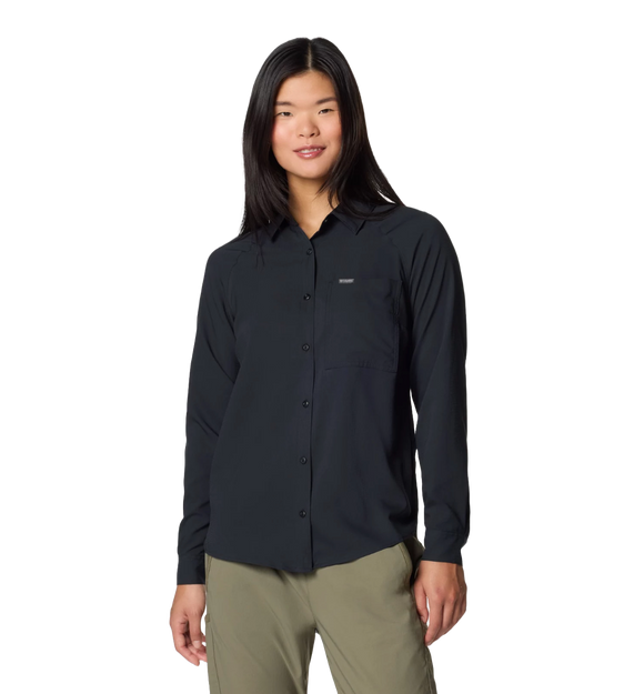 Camisa Columbia manga larga Anytime Lite para mujer