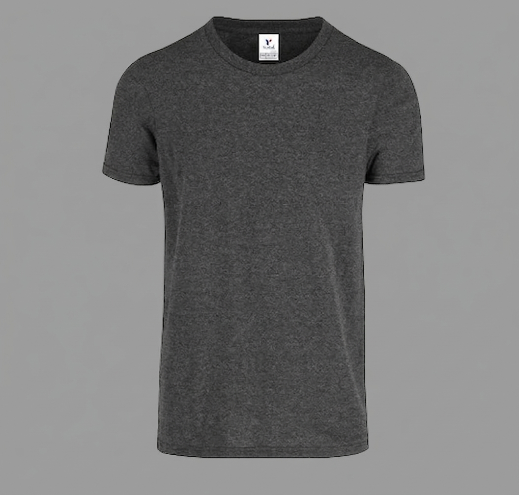 Playera Yazbek Jaspe Cuello Redondo Manga Corta