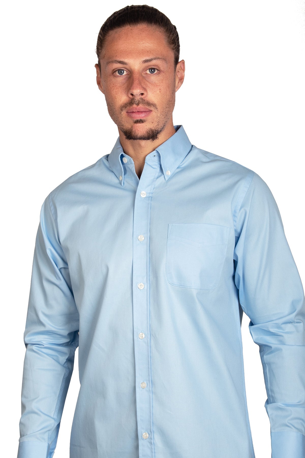 CAMISA SOUL & BLUES GABARDINA FLORENCIA CIELO A0117