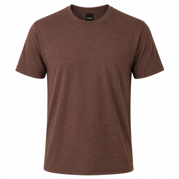 Playera Bones Triblend cuello redondo manga corta B371C — Bones