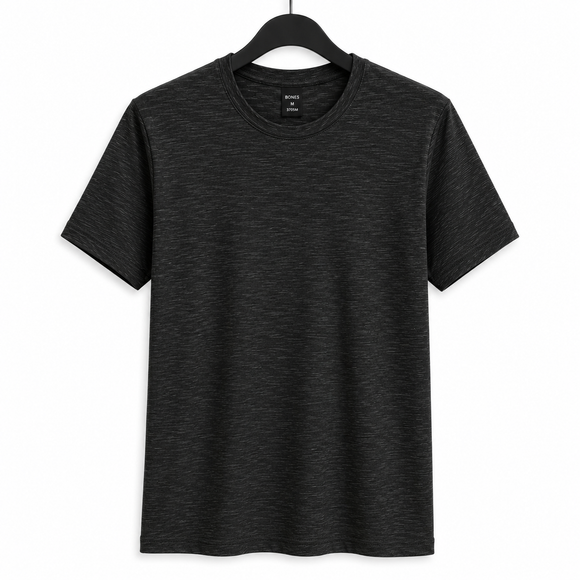 Playera Bones Slub cuello redondo manga corta caballero B375C — Bones