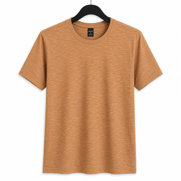Playera Bones Slub cuello redondo manga corta caballero B375C — Bones
